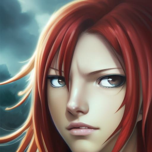 Erza Scarlet - AI Generated Artwork - NightCafe Creator