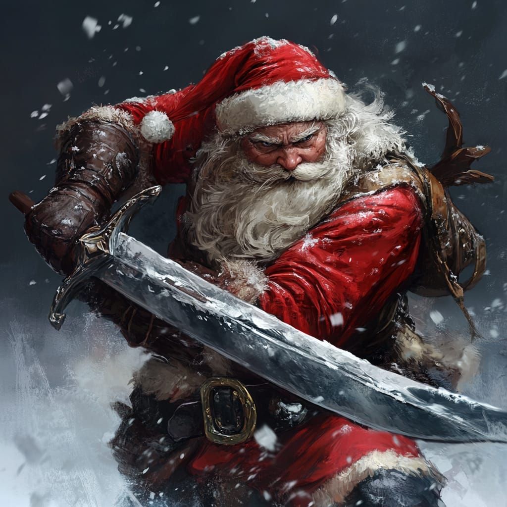 Santa Warrior