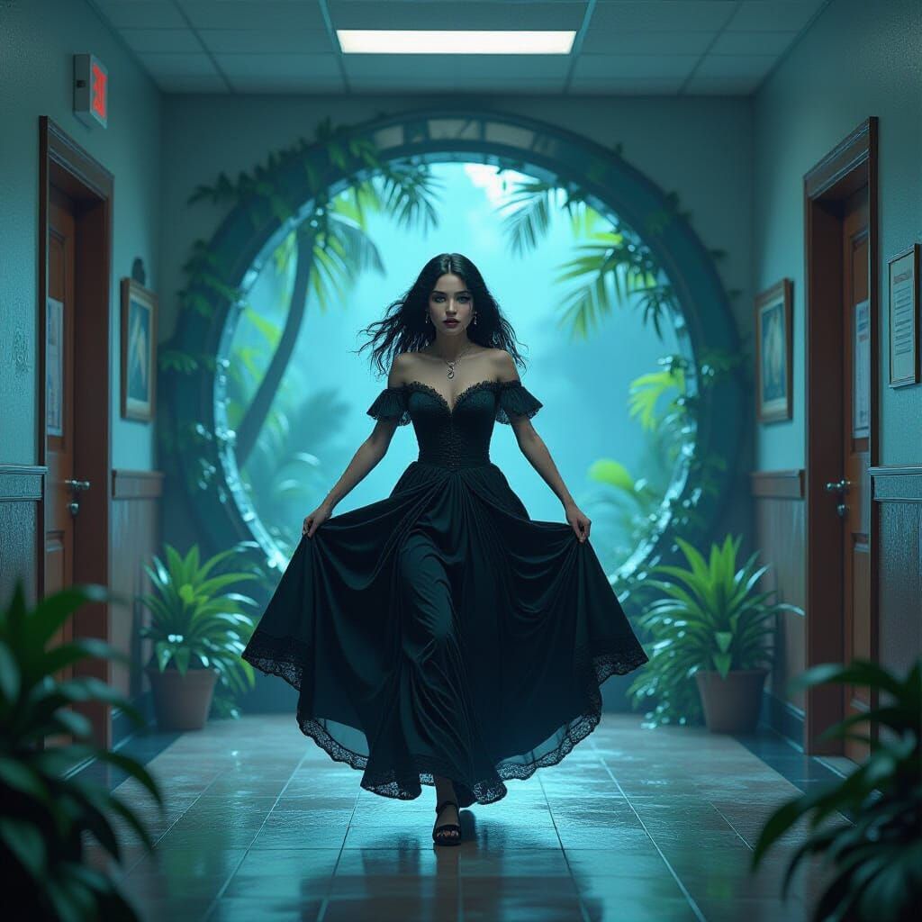 Goth Girl's Time Portal Escape: Prehistoric Jungle