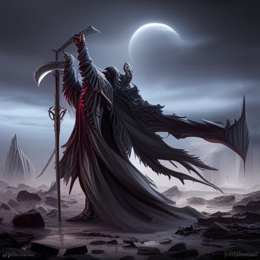 grim reaper is here :-) - AI Generated Artwork - NightCafe Creator