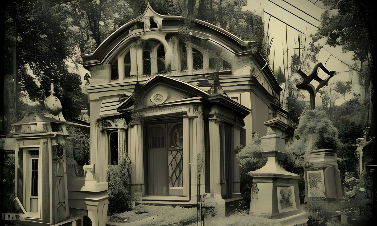 Vintage Cemtary Entrance! "Abandon all hope ye who enter her...