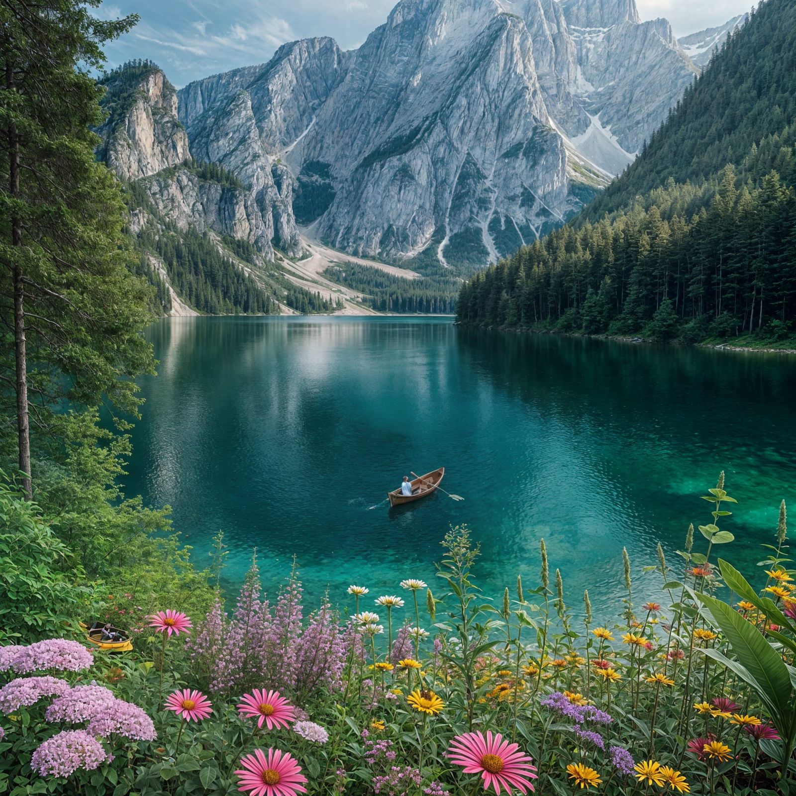 Lake in the Mountains