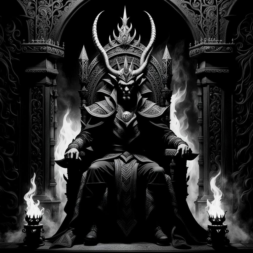 Phanavaom sits the dark throne of Wros Z'roluem Palace