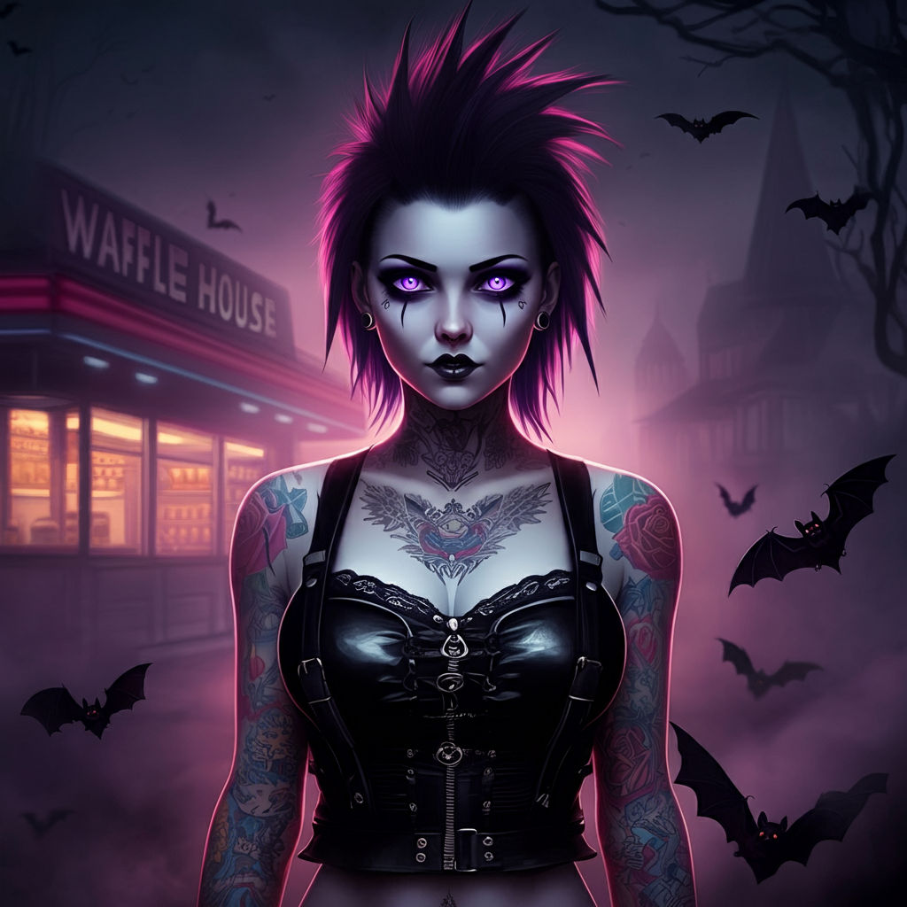 Tattooed Halloween Dinner Out