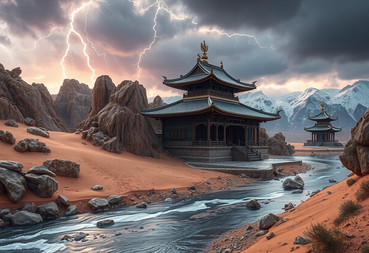 ... Asian Desert Sand Mountains ...