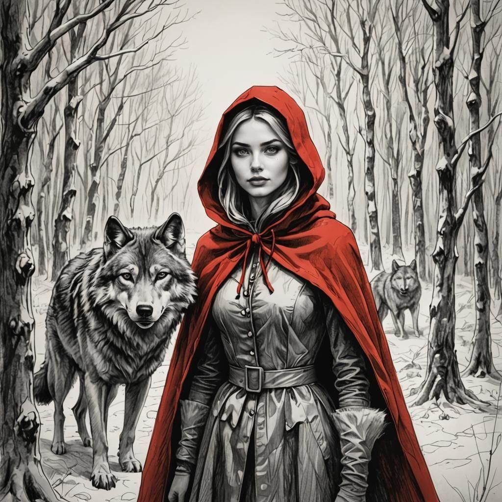 little red riding hood  by @Rion November