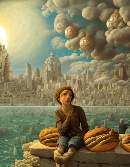 Au royaume de la faim la terre est prosaïque ;la pleine lune...