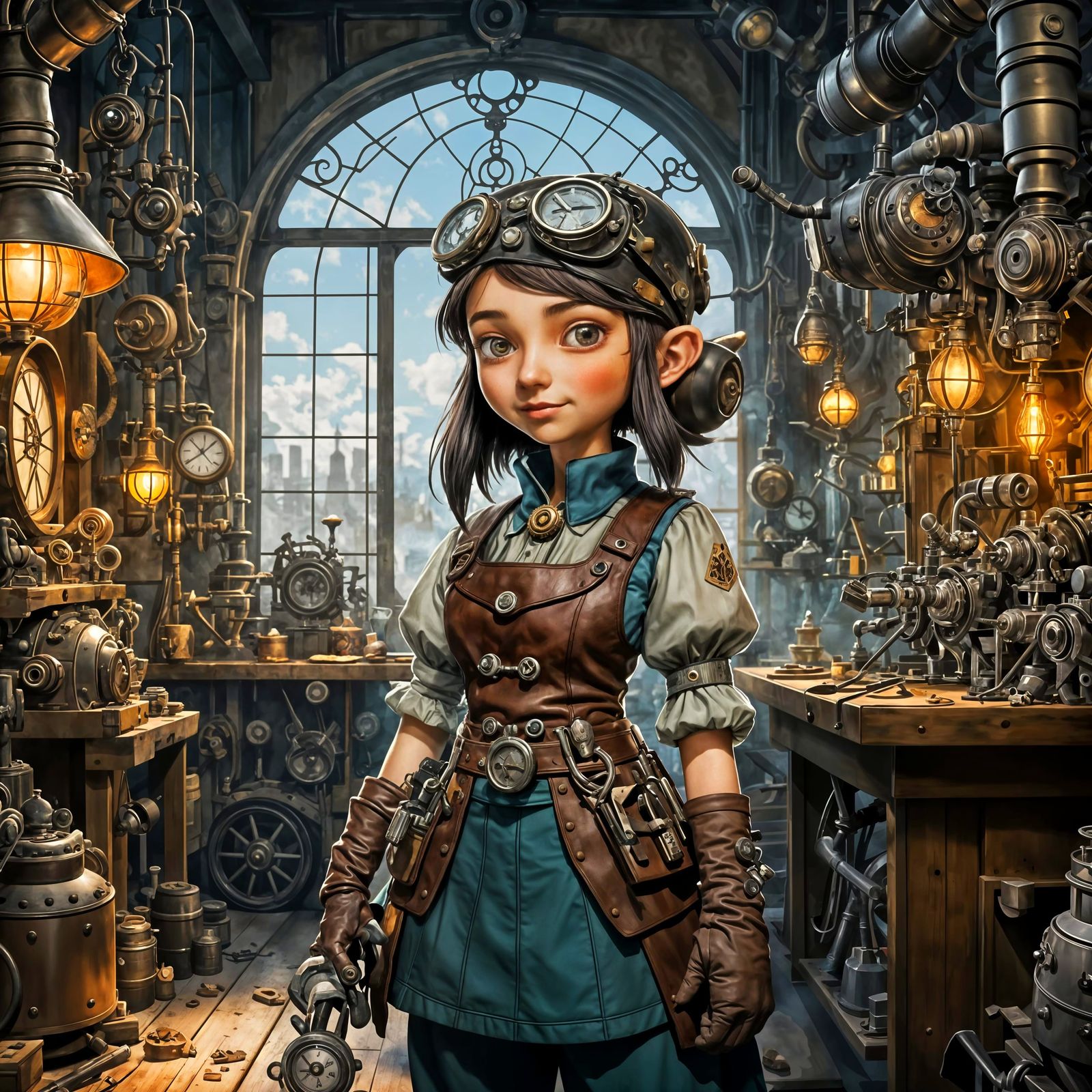 Gnomish artificer   by @Lost Libram