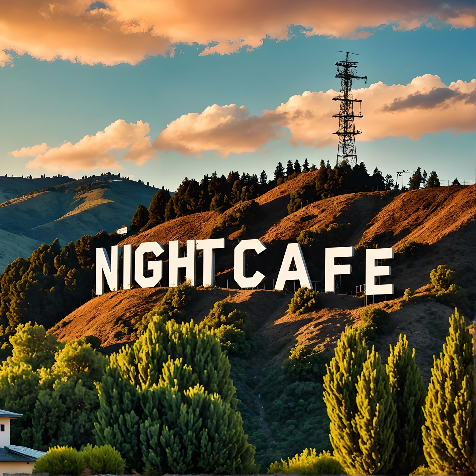 Welcome to the NightCafeWood Hills!  by @Mark