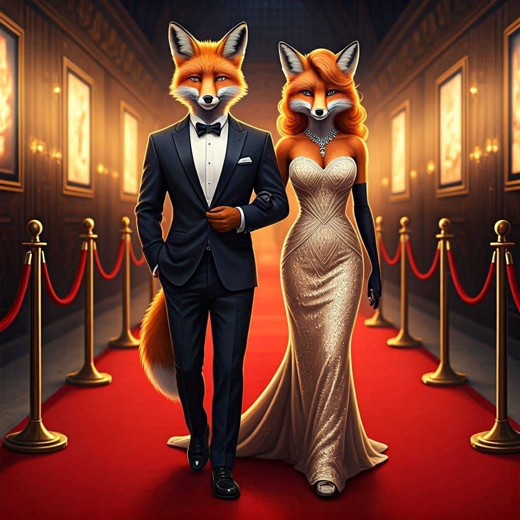 Foxy Night Out  by @Kristen Dover