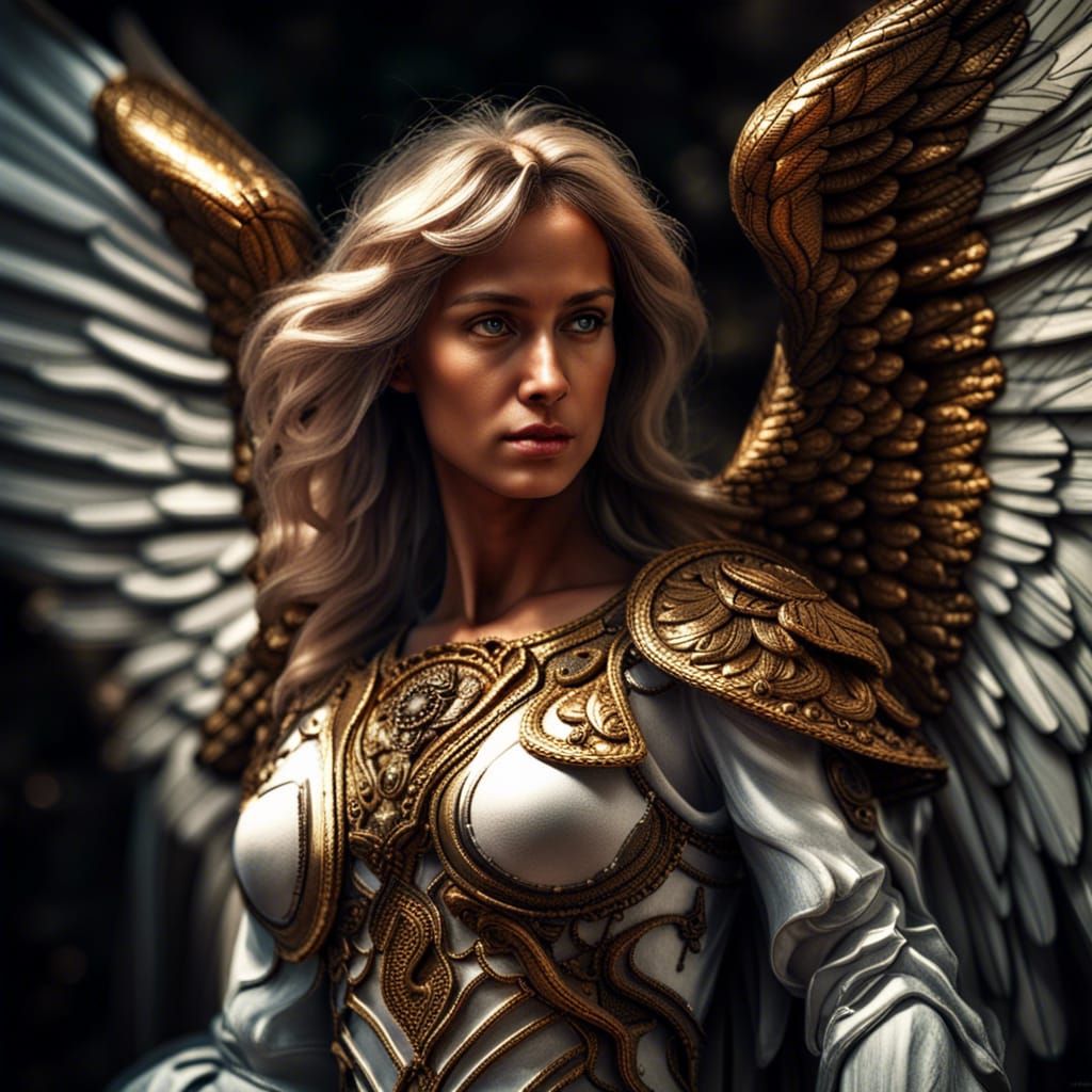 Female Archangel Jophiel - AI Generated Artwork - NightCafe Creator