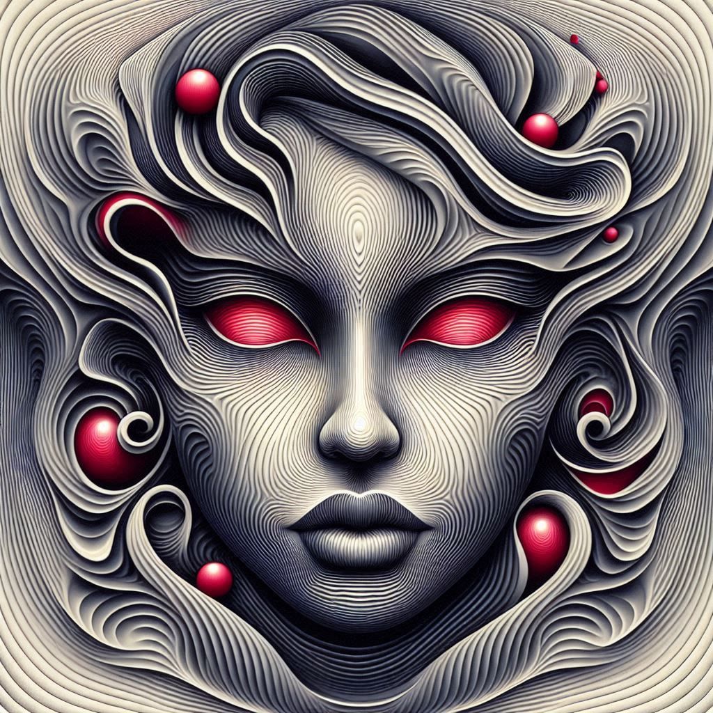 Red Eyes Woman
