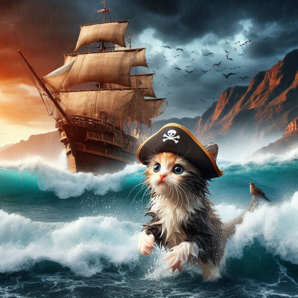 Captain spot is on the beach