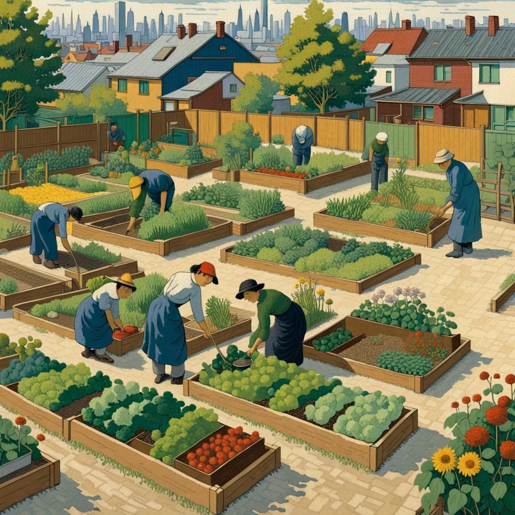 Art by Hasui Kawase, Vincent van Gogh, Wassily Kandinsky, co...