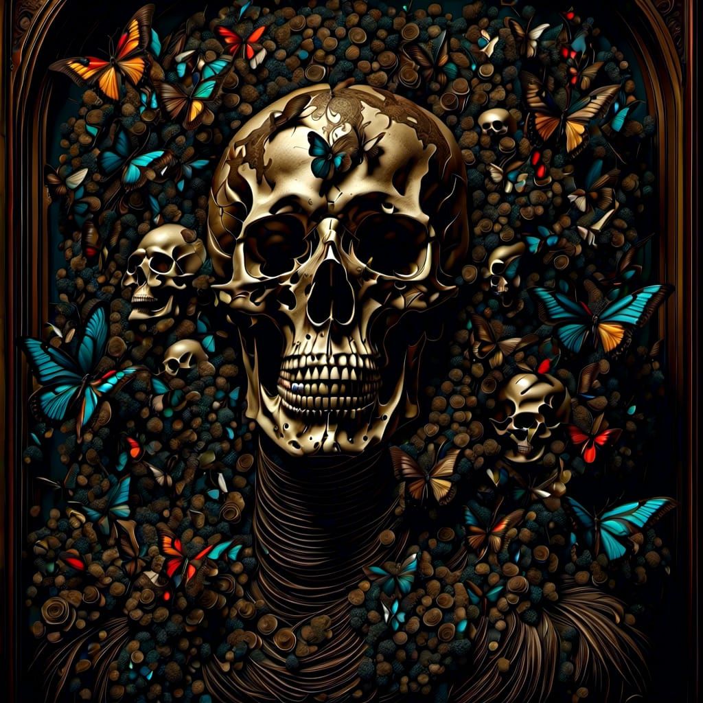 Creepy Spider Skull Horde