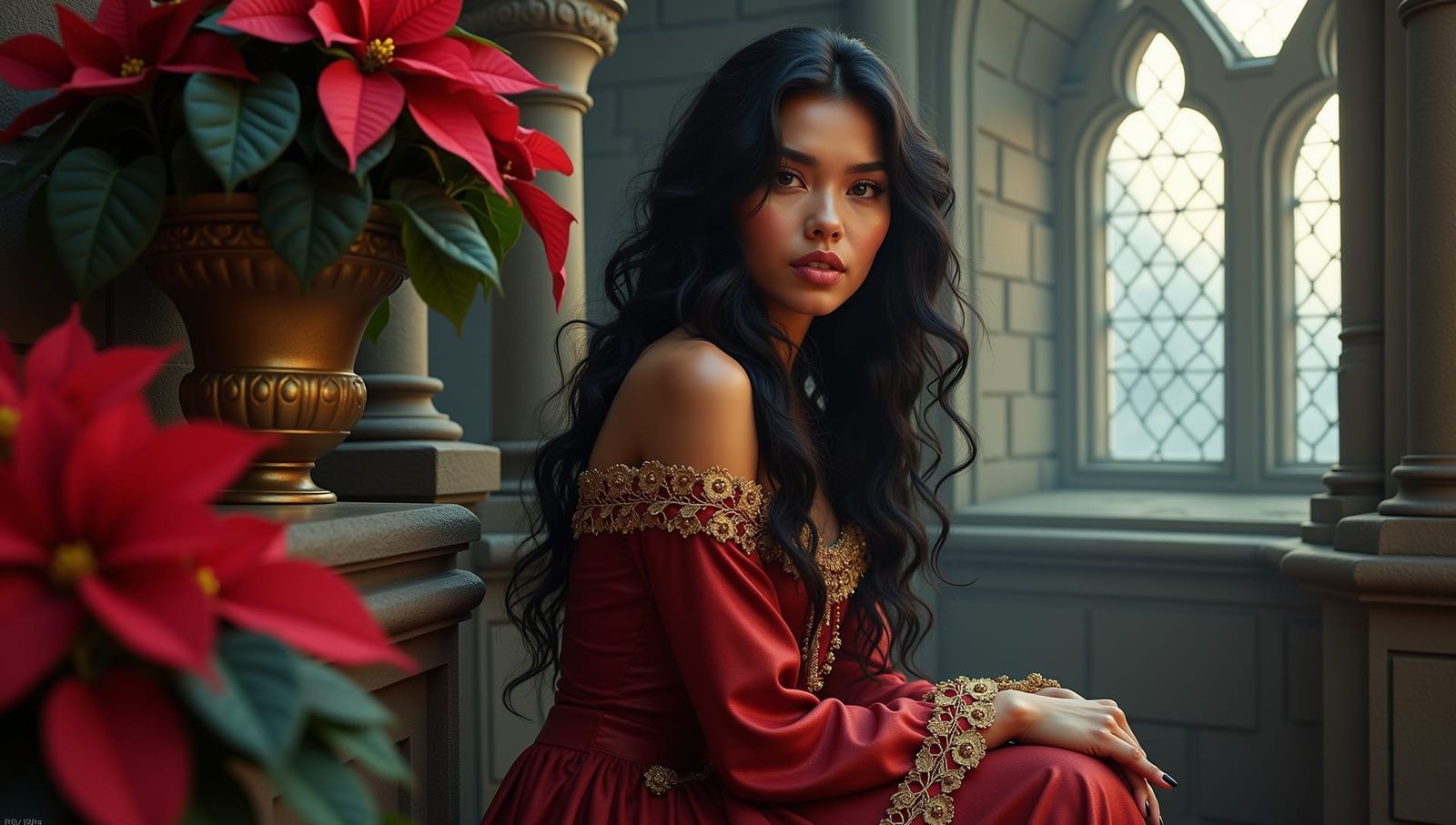 Christmas Poinsettas