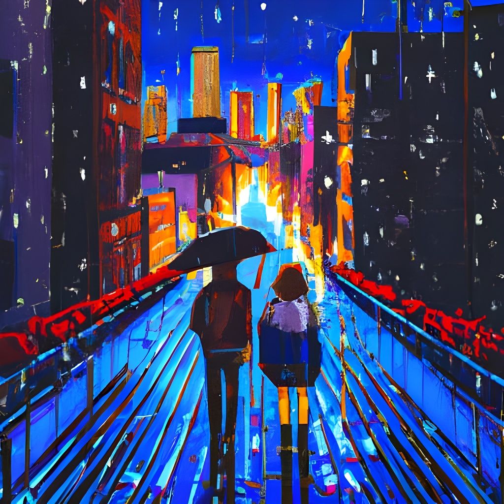 under umbrella . - AI Generated Artwork - NightCafe Creator