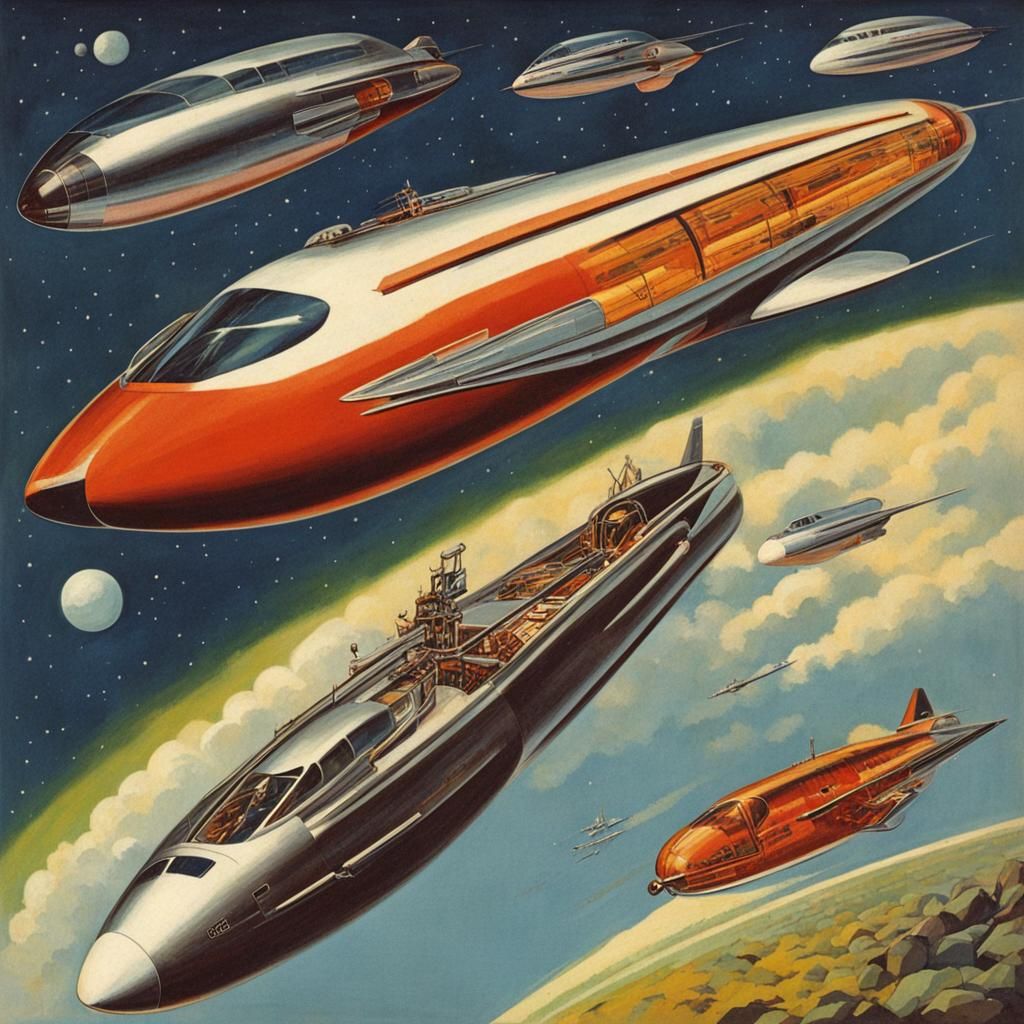 Atomic space age, transports