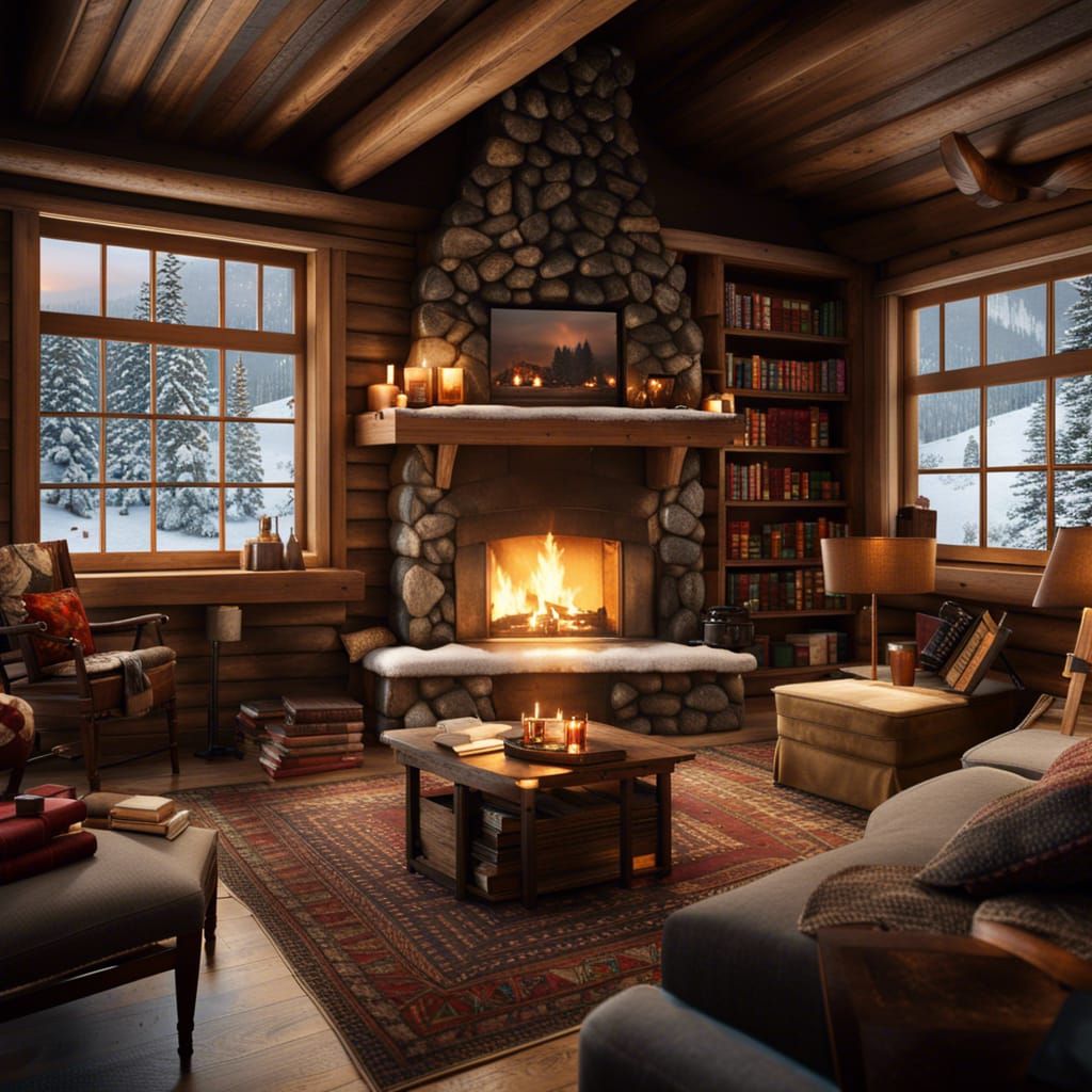 Cozy Cabin   by @Dom Jesus