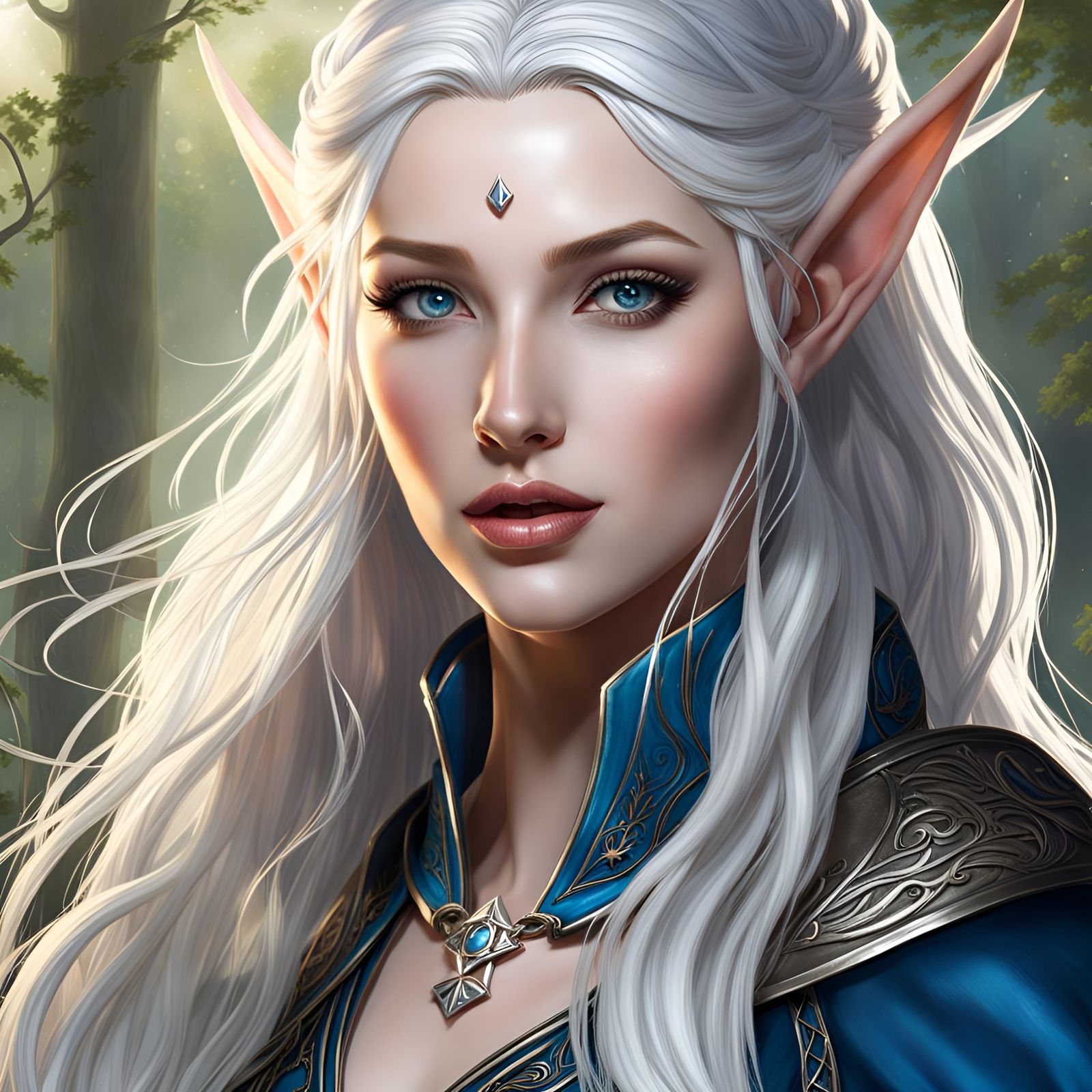 Trudvang Ilmalaini elf Mythspinner - AI Generated Artwork - NightCafe ...