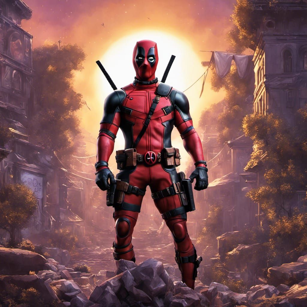 deadpool  by @KANNA-CHAN