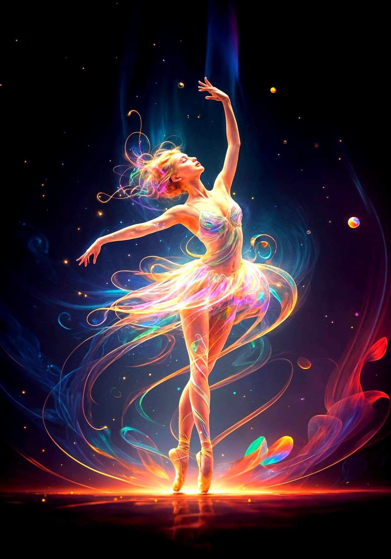 Iridescent Dancer  by @Amaya