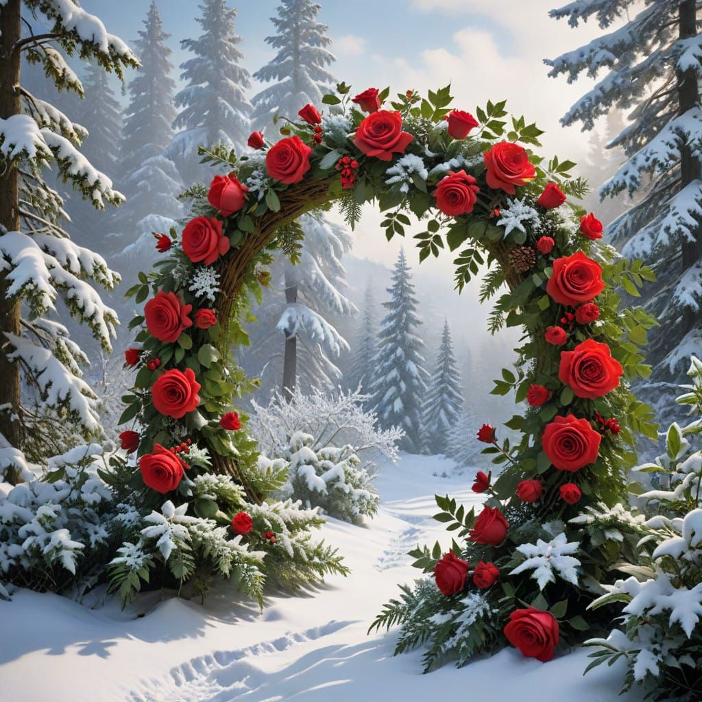 A Wreathed Pathway  by @Zabrie