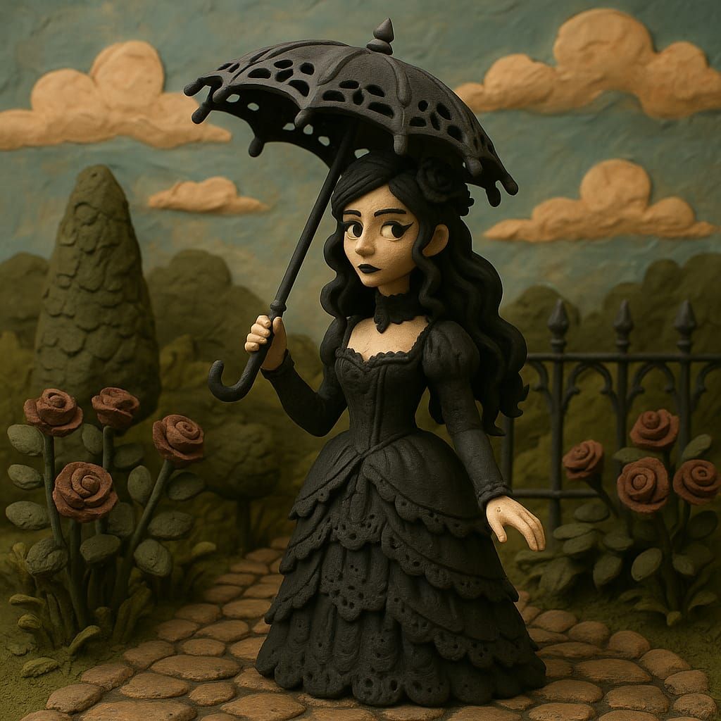 Clay Gothic Lady