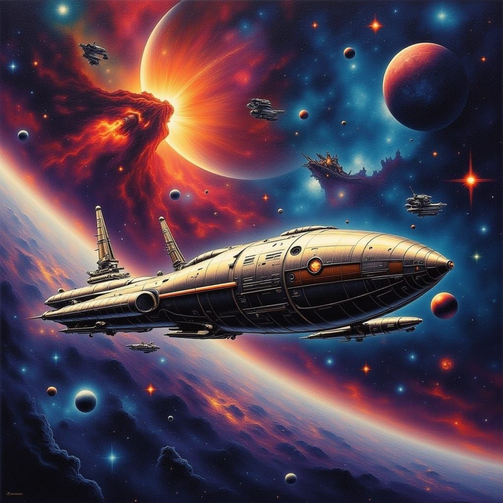 <lora:Vehicles Flux:1.0>space ship