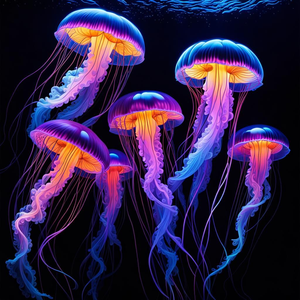 Jellyfish  by @Nikki