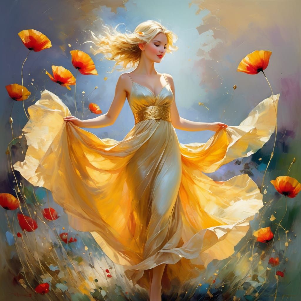 ✨ Nymphe aux coquelicots ✨