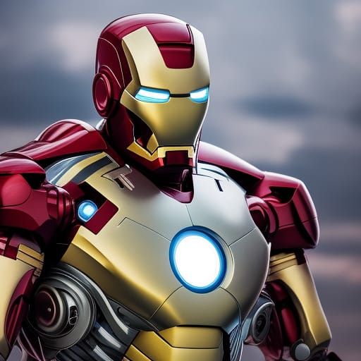 sleek iron man model - AI Generated Artwork - NightCafe Creator