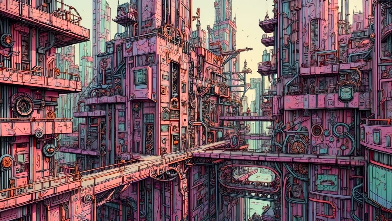 Upper Tiers of the Mega-City