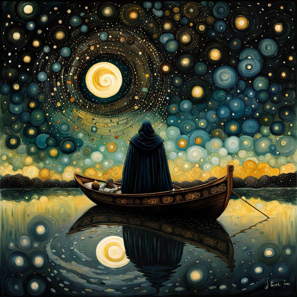 row boat night  by @Paulo