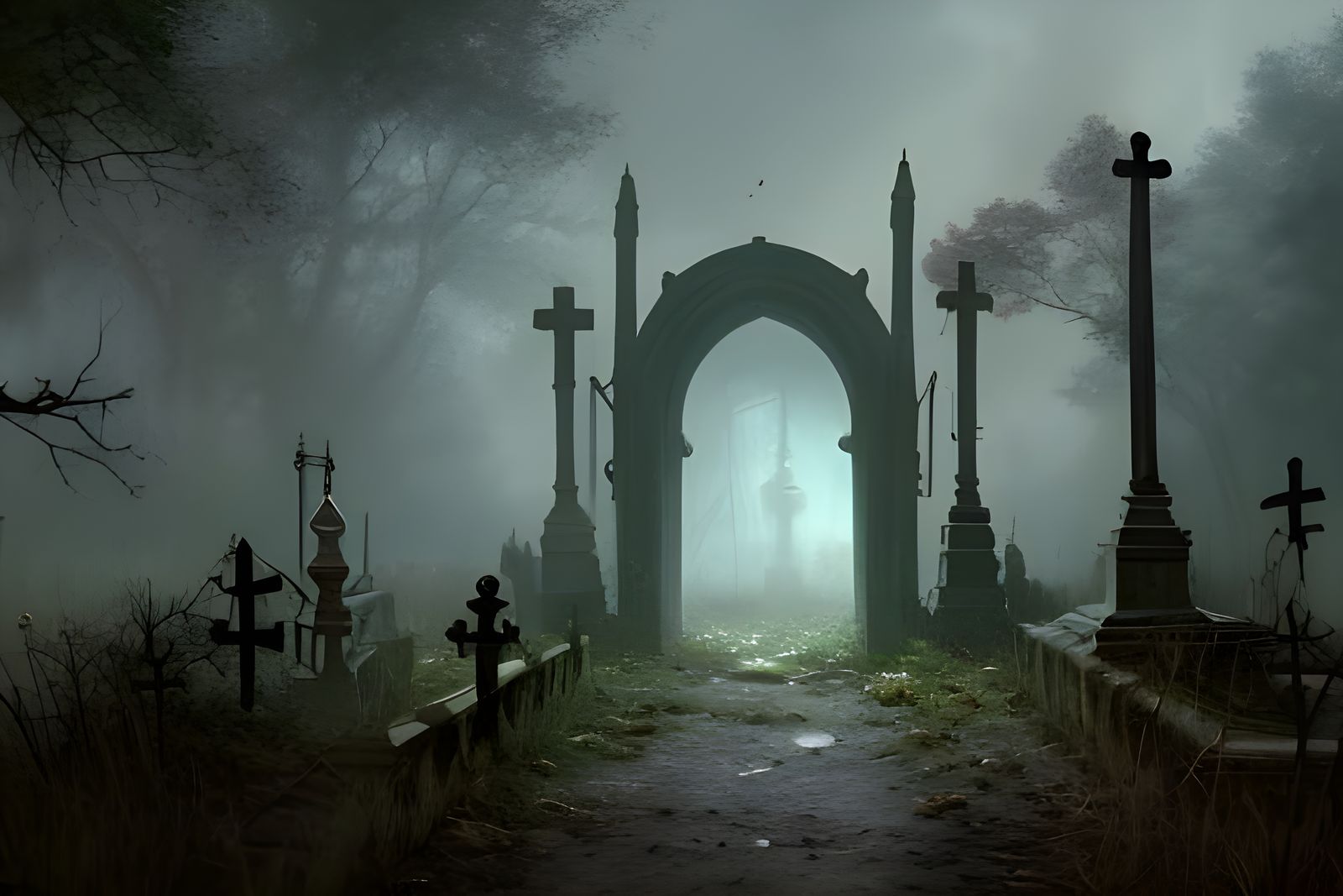 Cemetery gates