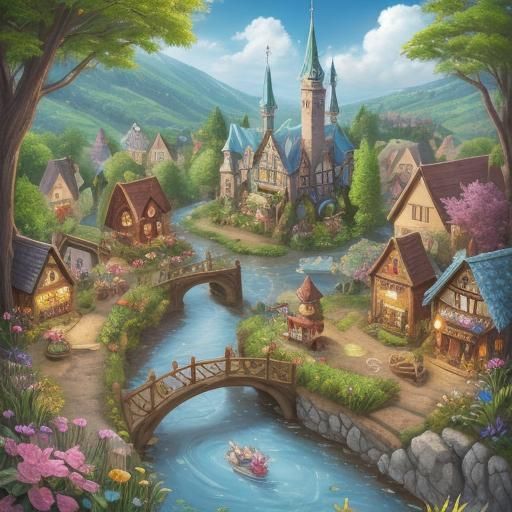 Little fairy town
