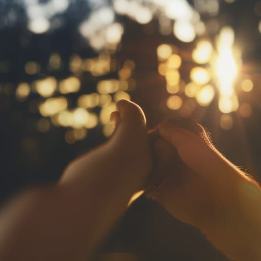hands holding the world Professional photography, bokeh, nat...