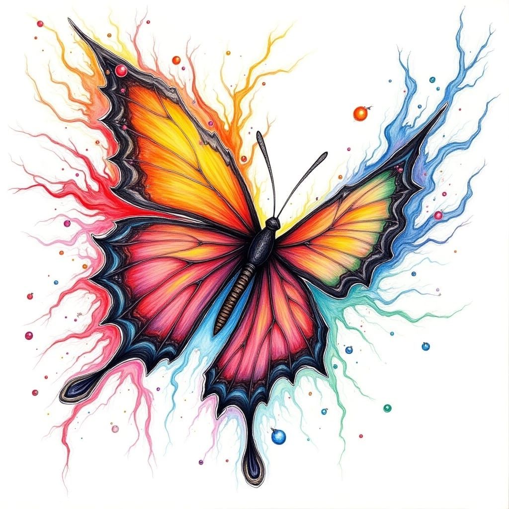 a stunning butterfly <lora:Kewl:0.5>