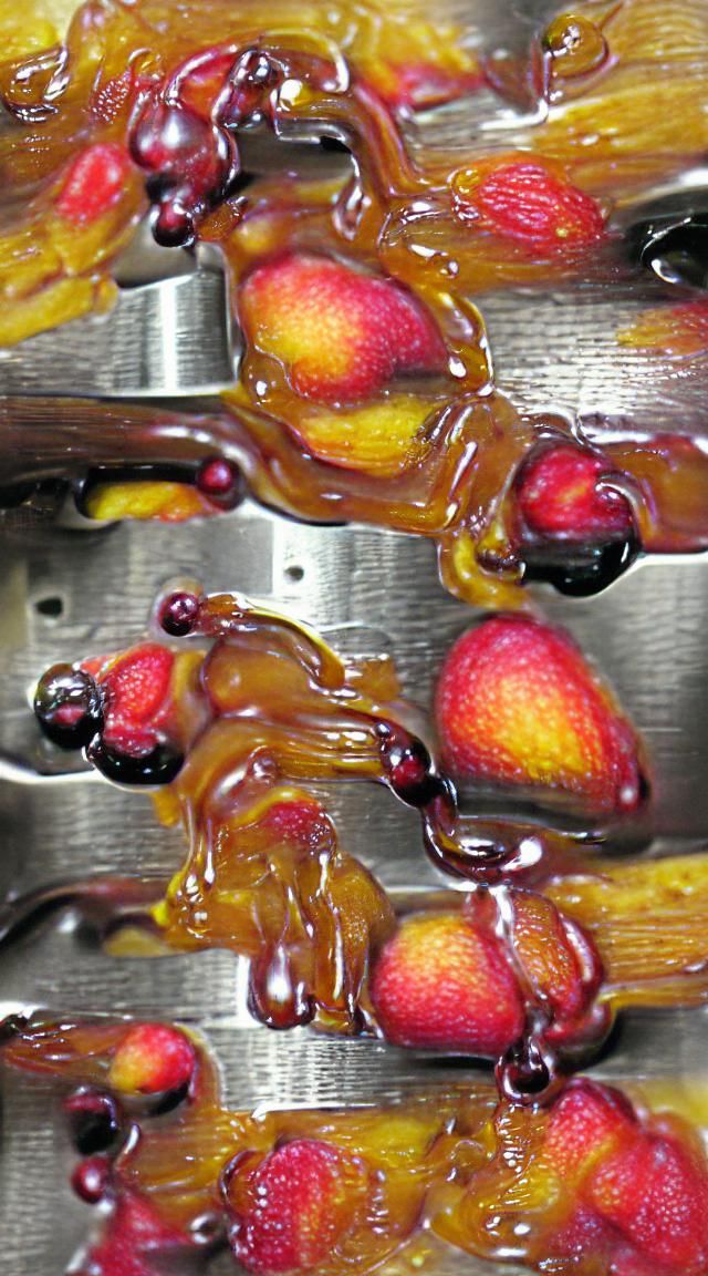 Syrup sticky fruit detailed technical