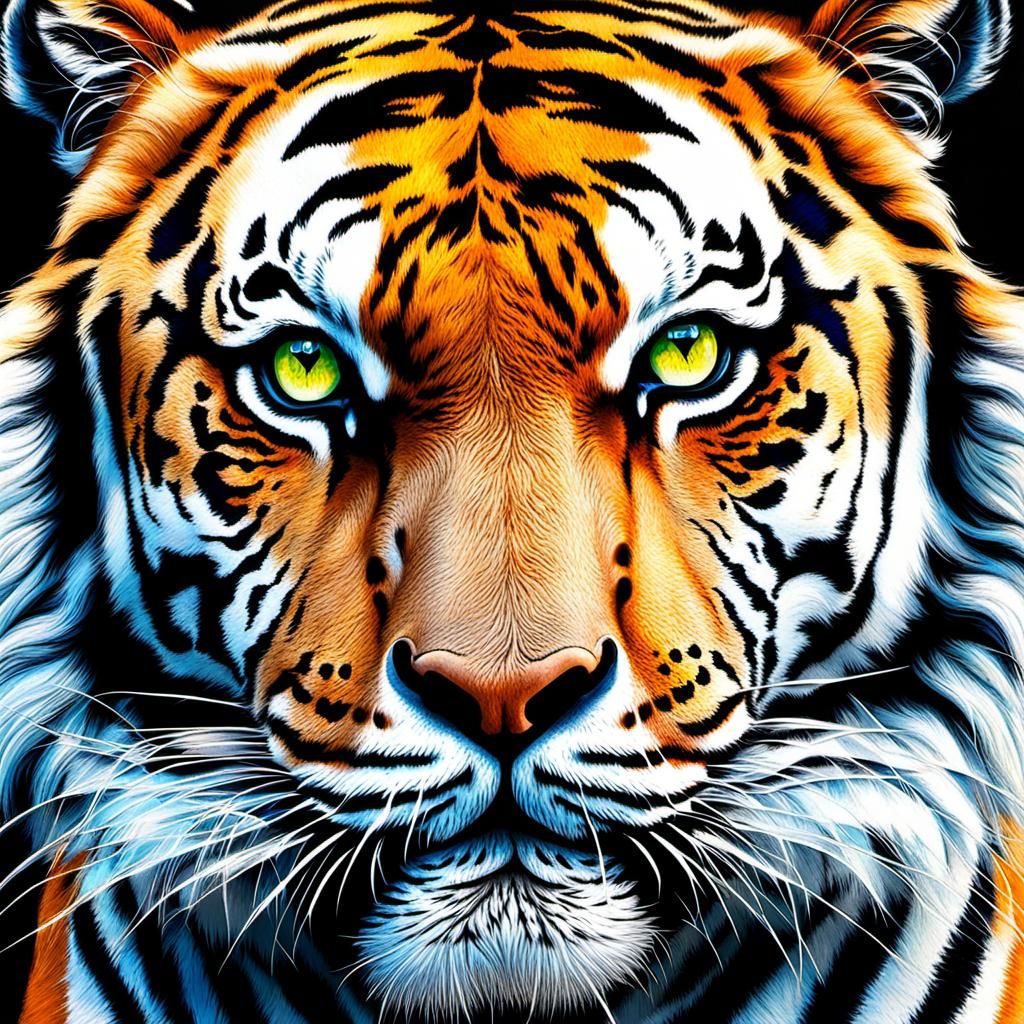 Siberian tiger goddess