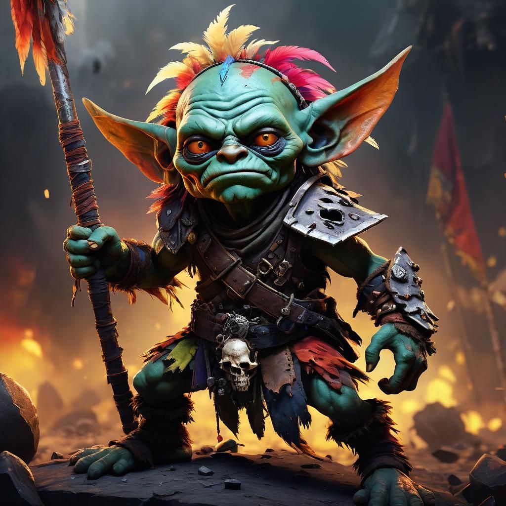 Bunga The Last Goblin Chieftain   by @IAP