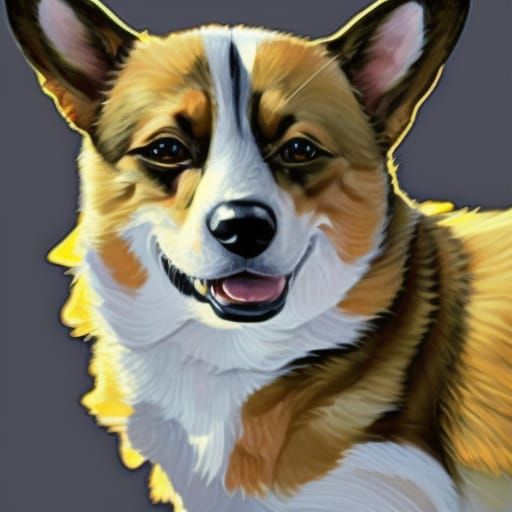 A corgi - AI Generated Artwork - NightCafe Creator