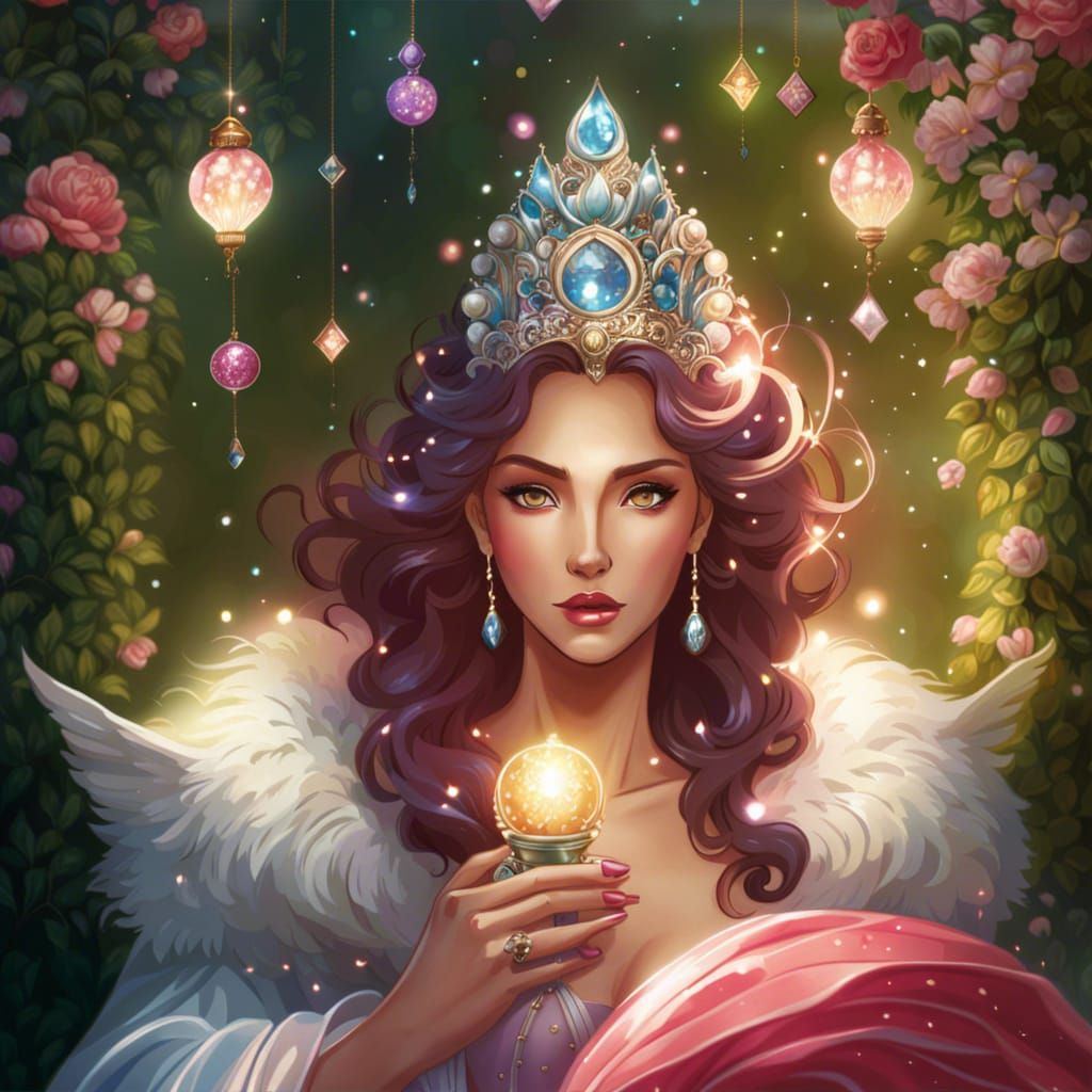 Queen wandering through Rosemaze