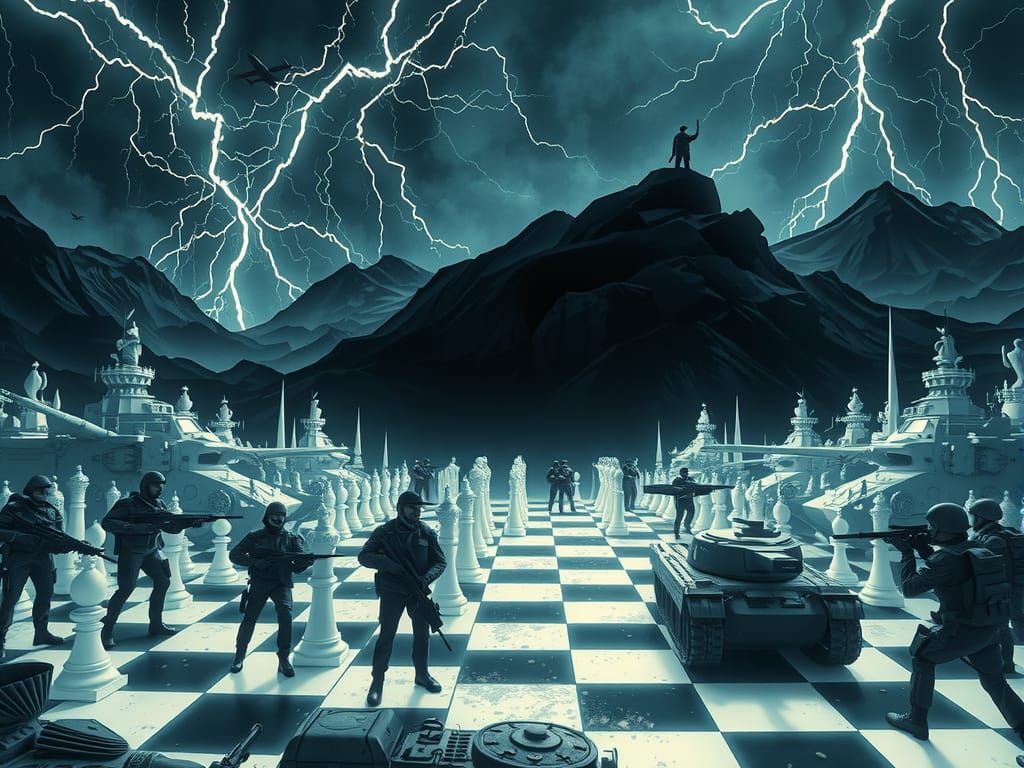 War is Chess. Chess is War.  by @Nobody