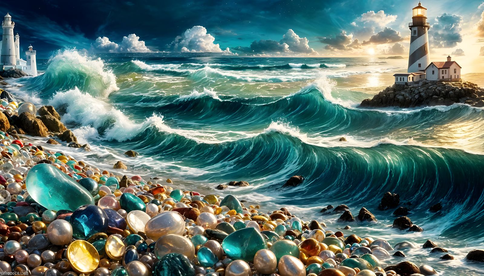 bejeweled ocean  by @Josh