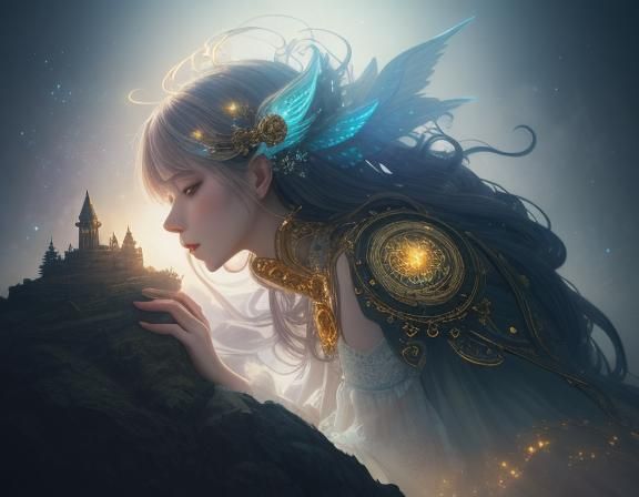 Watching from on High  by @CattyDM