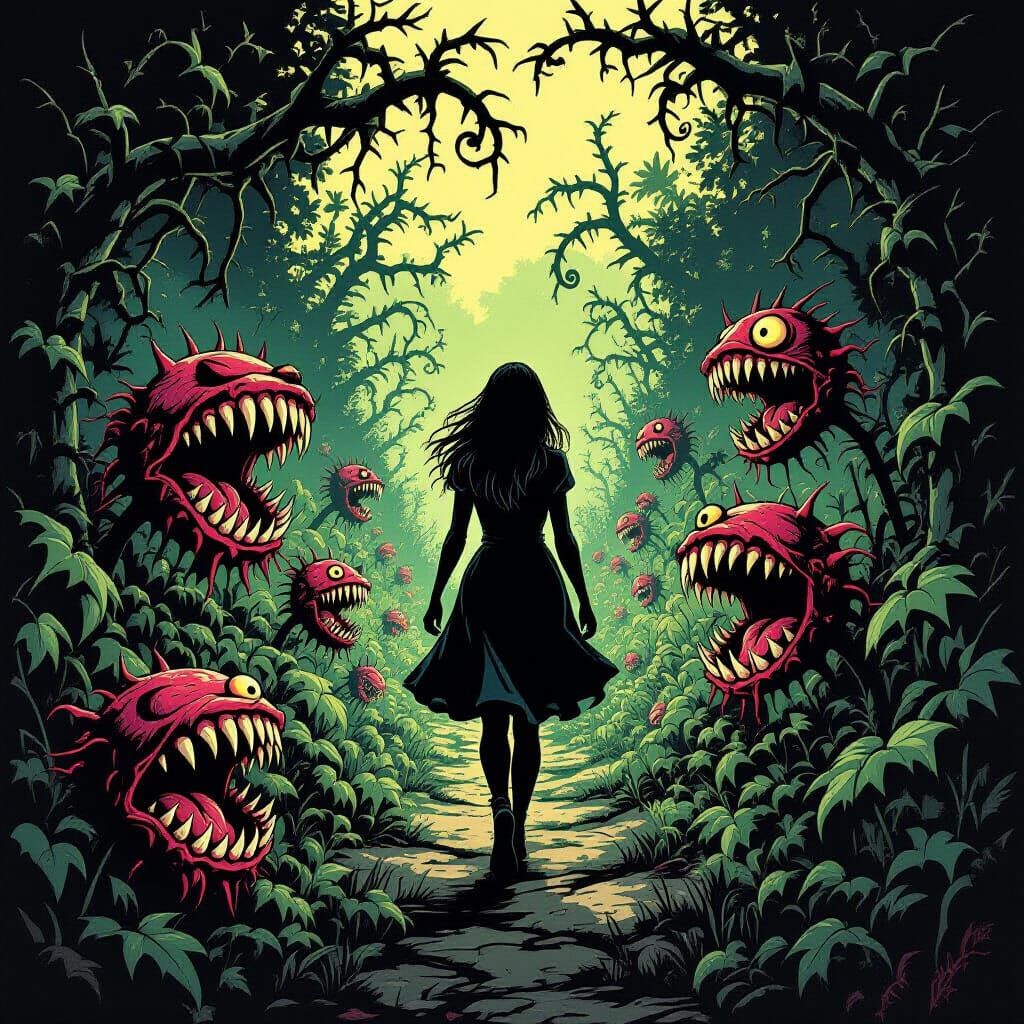 Creepy Garden  by @Sebastian