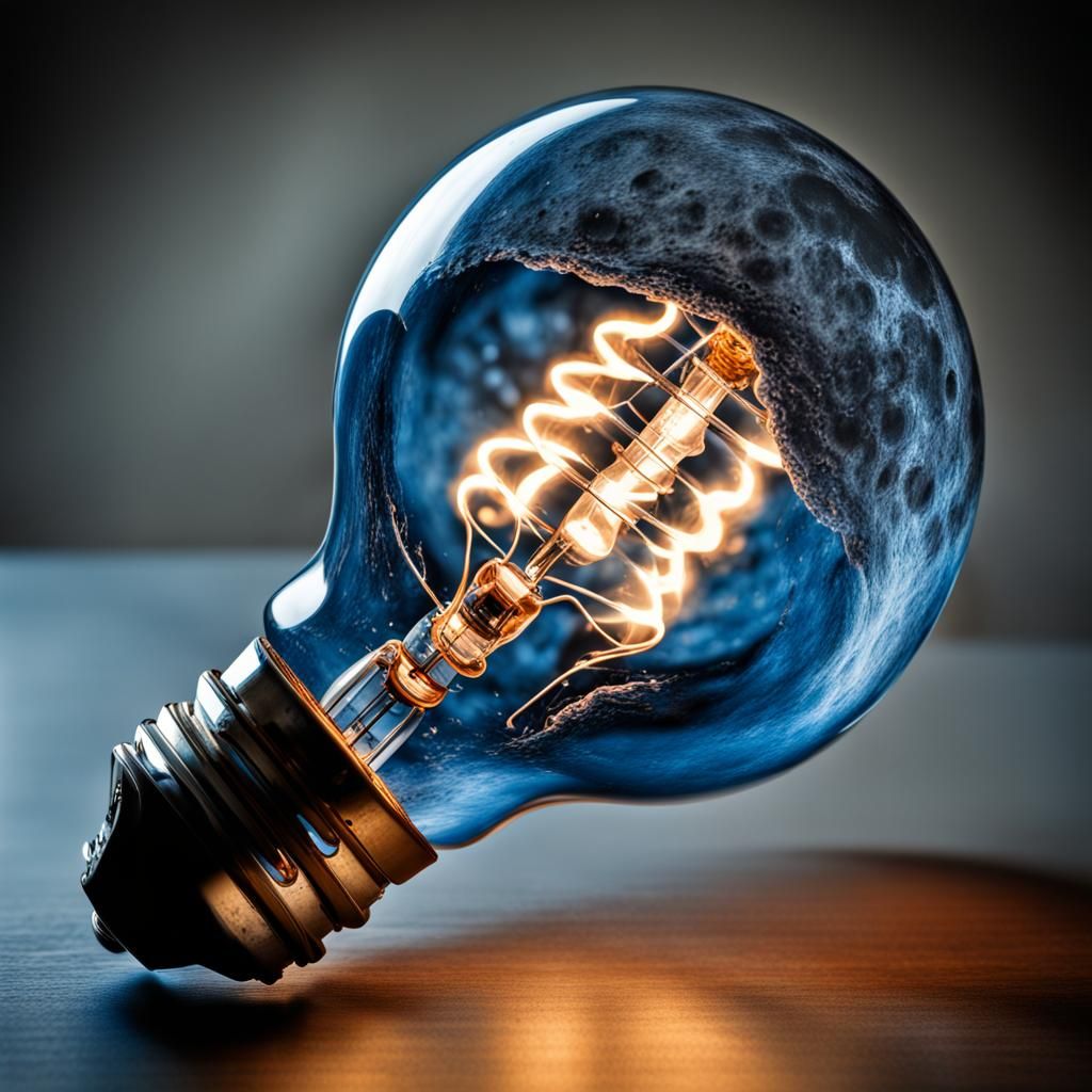 lightbulb AI Generated Artwork NightCafe Creator