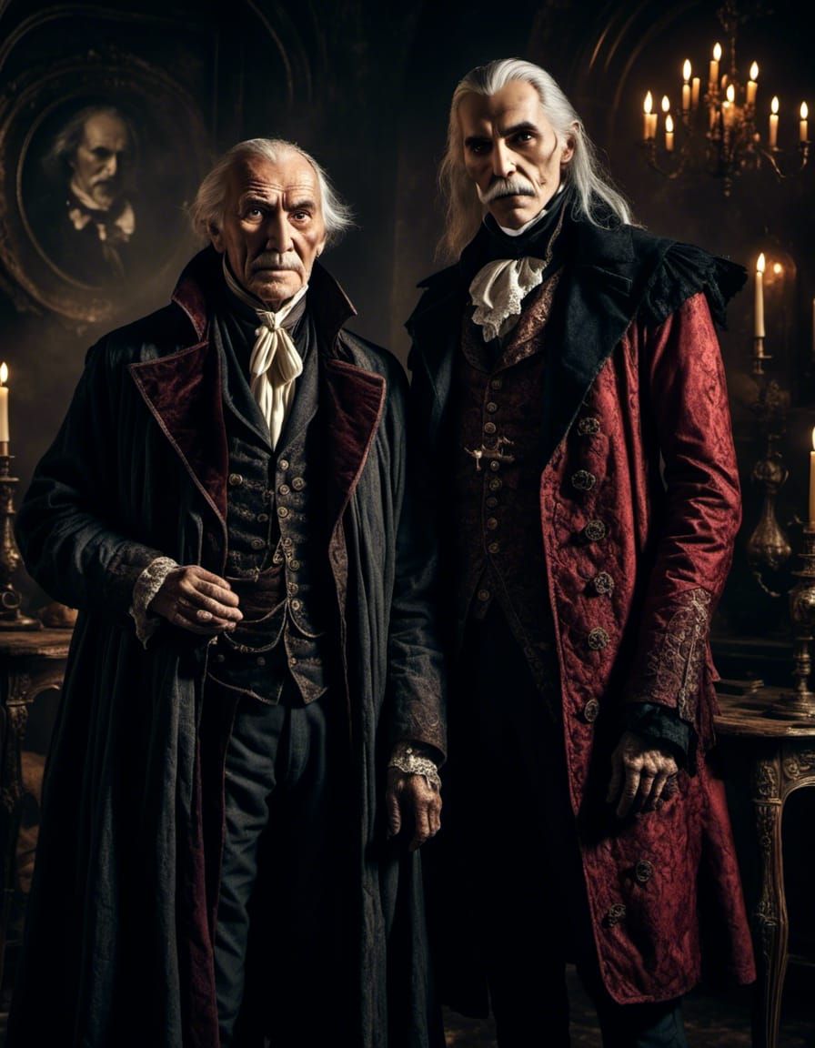 two older vampires - AI Generated Artwork - NightCafe Creator