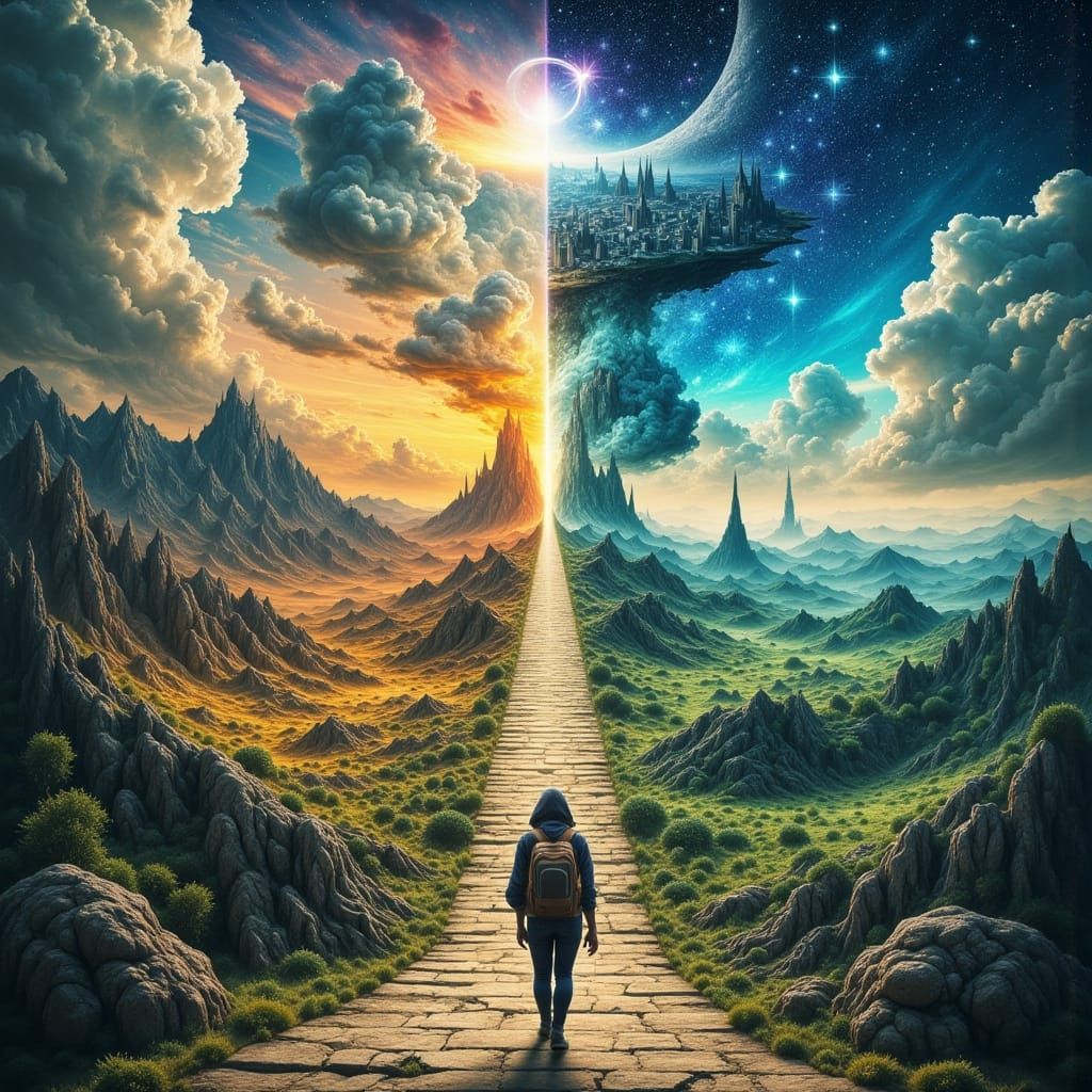 Stairway to Optimism: A Journey Through Landscapes